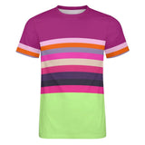 Color Palette Stripes Cotton T-shirt 8