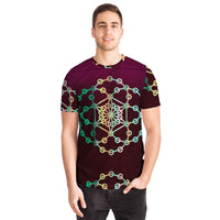 Color Spectrum Geometric T-shirt