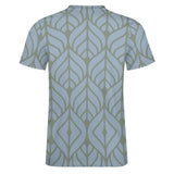 Leaf Pattern Cotton T-Shirt 3