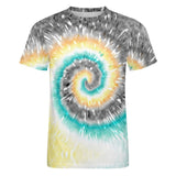 Multi-color Palette Tie Dye Cotton T-shirt 27