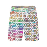 Cheerios Pattern Men's Mid-Length Casual Shorts