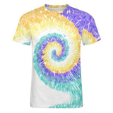 Multi-color Palette Tie Dye Cotton T-shirt 30