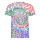 Multi-color Palette Tie Dye Cotton T-shirt 5