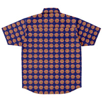 Crystal Circle Texture Button Down