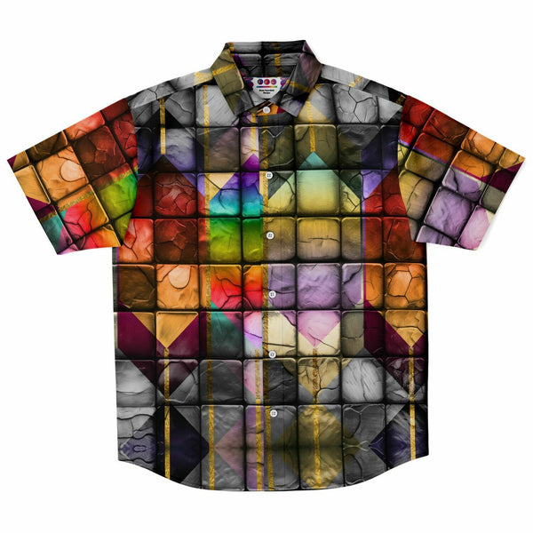 Mosaic Stone Button Down Shirt