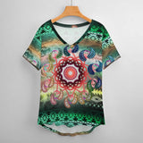 Hippie Faerie V-Neck T-Shirt 9