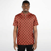 Geometric Star Polo Shirt