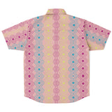 Lace Pattern Button Down Shirt