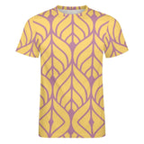Leaf Pattern Cotton T-Shirt 15