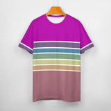 Pride Color Palette Stripes Cotton T-shirt 61