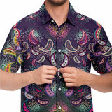 Mandala Paisley Button Down Shirt