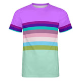 Color Palette Stripes Cotton T-shirt 45