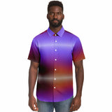 Iridescent Gradient Button Down Shirt