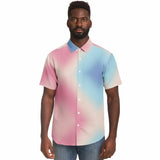 Psychedelic Gradient  Button Down Shirt