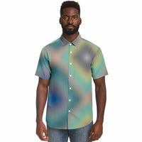 Psychedelic Gradient Button Down Shirt