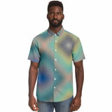 Psychedelic Gradient Button Down Shirt