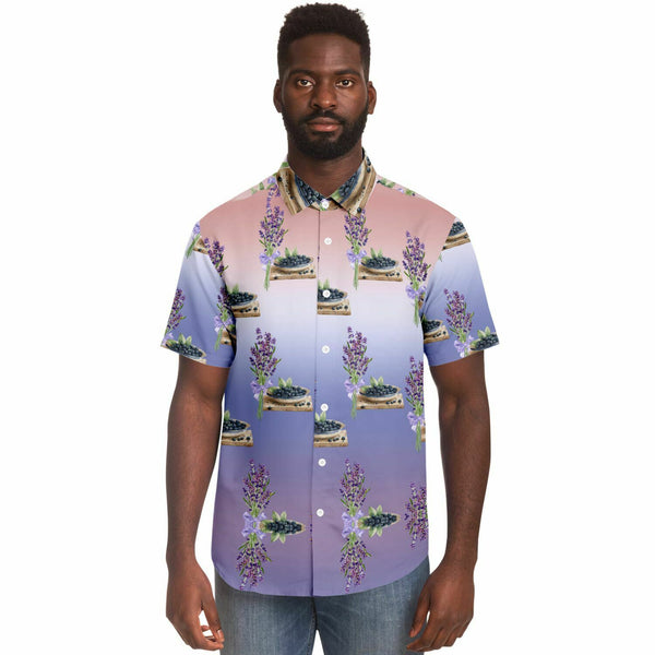 Lavender Blueberry Button Down Shirt – Oscar Guardiola Designs