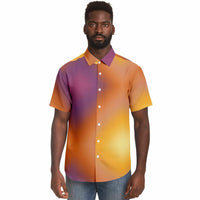 Psychedelic Gradient Button Down Shirt