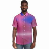 Iridescent Gradient Button Down Shirt