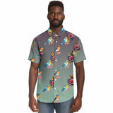 Spring Birds Button Down Shirt