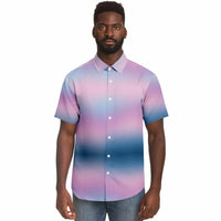 Iridescent Gradient Button Down Shirt