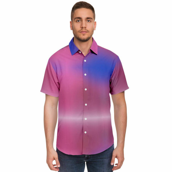 Iridescent Gradient Button Down Shirt
