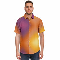 Psychedelic Gradient Button Down Shirt