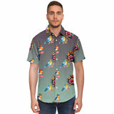 Spring Birds Button Down Shirt