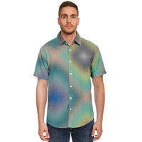 Psychedelic Gradient Button Down Shirt