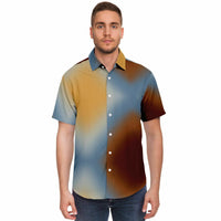 Psychedelic Gradient  Button Down Shirt