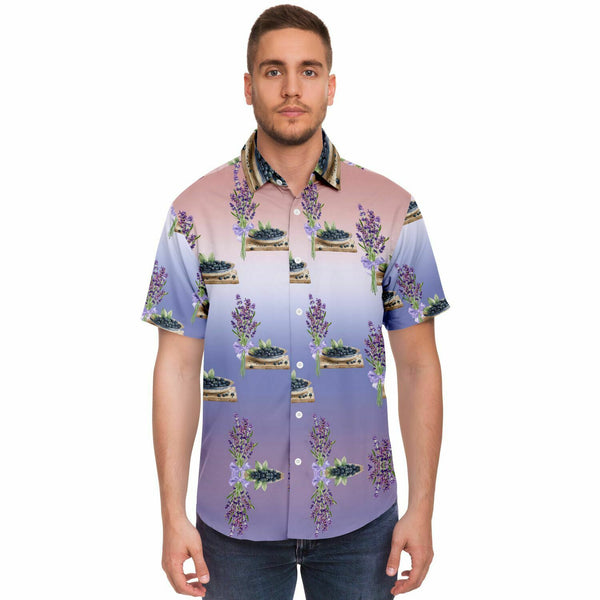 Lavender Blueberry Button Down Shirt – Oscar Guardiola Designs