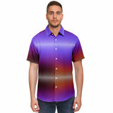 Iridescent Gradient Button Down Shirt