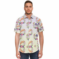 Spring Flower Button Down Shirt