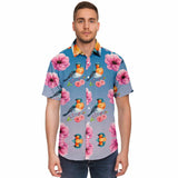 Birdie Flowers Button Down Shirt