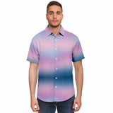 Iridescent Gradient Button Down Shirt