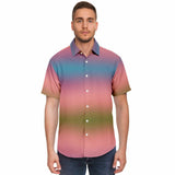 Iridescent Gradient Button Down Shirt