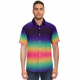 Iridescent Gradient Button Down Shirt