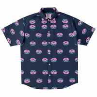 Pink Donuts Button Down