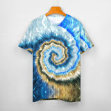Multi-color Palette Tie Dye Cotton T-shirt 11