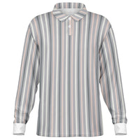 Multicolor Striped Sleeve Polo