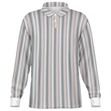 Multicolor Striped Sleeve Polo