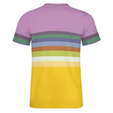 Color Palette Stripes Cotton T-shirt 47
