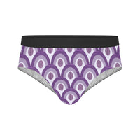 Rainbow Pattern Men's Mid Rise Briefs