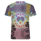 Rebel Heart Embossed Pattern Cotton T-Shirt