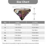 Men's Bikini Underwear Woods and Flowers