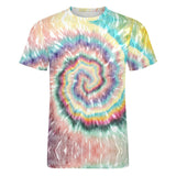 Pastel Color Palette Te Dye Cotton T-Shirt