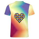 Rainbow Pride Heart Cotton T-Shirt 2