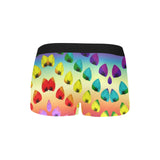 Leaf Pattern Boxer Briefs with Fly