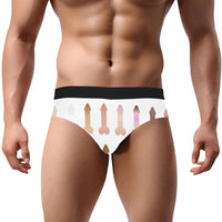 Dick Pattern Mid Rise Briefs