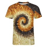 Coffee Color Palette Tie Dye Cotton T-shirt